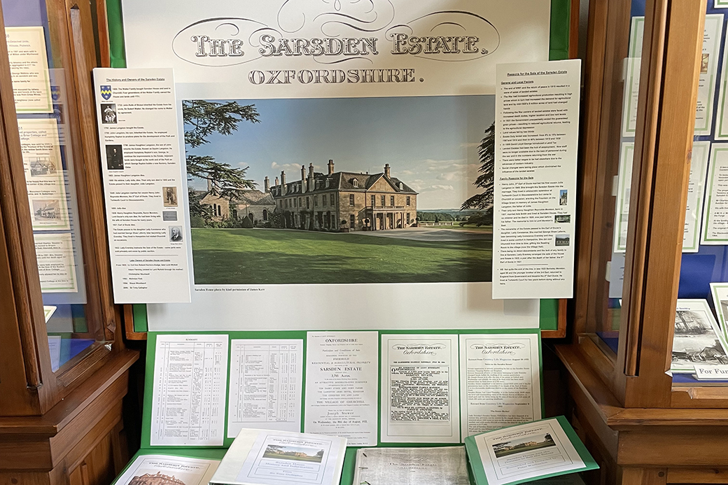 Project ’22 – The Sale of the Sarsden Estate 1922