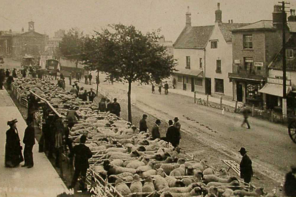 Oxfordshire Chipping Norton Fair Day in the early 1920s